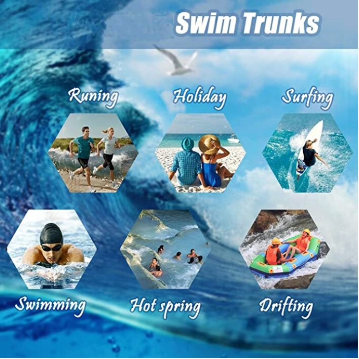Men Swim Trunks Zebra-Pattern Swimtrunks Board Shorts Quick Dry Surfing Summer Beach Shorts Outfit Pants