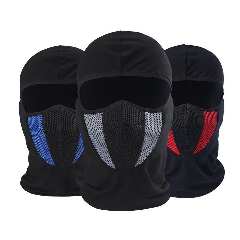 Cagoule respirante pour Moto, masque complet, capuche pour casque de cyclisme, cou d'équitation, accessoires de Moto