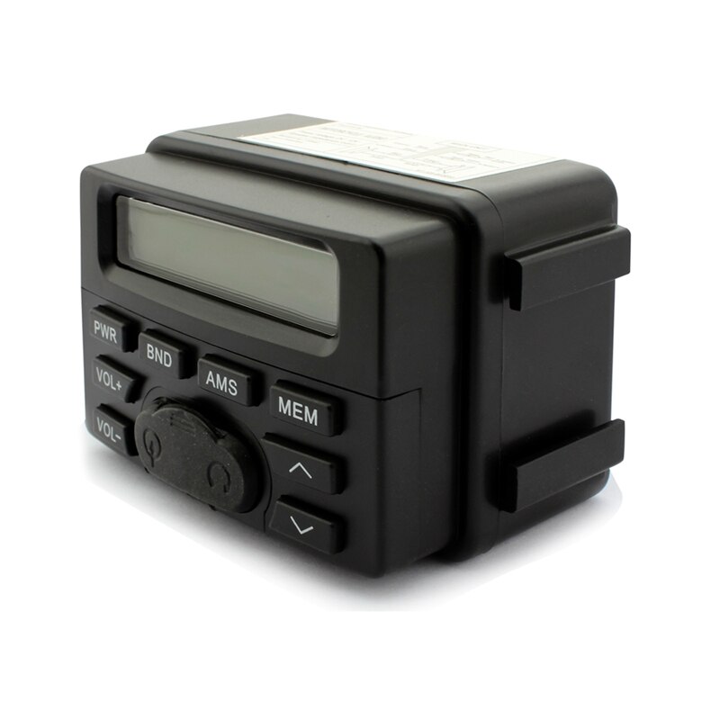 Système de son de moto support de guidon 2 haut-parleurs Radio FM o MP3 stéréo 12V pour Honda Kawasaki Suzuki KTM