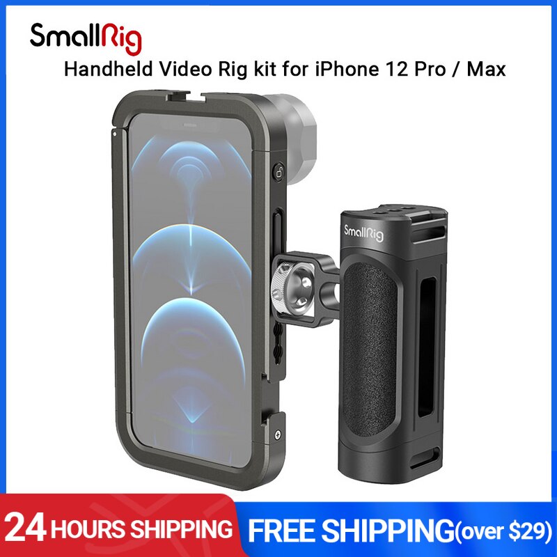 Smallrig Smart Telefoon Handheld Video Rig Kit Voor Iphone 12 Pro /Max Met Koud Shoe Mount Voor Film Maken en Vlog 3175/3176