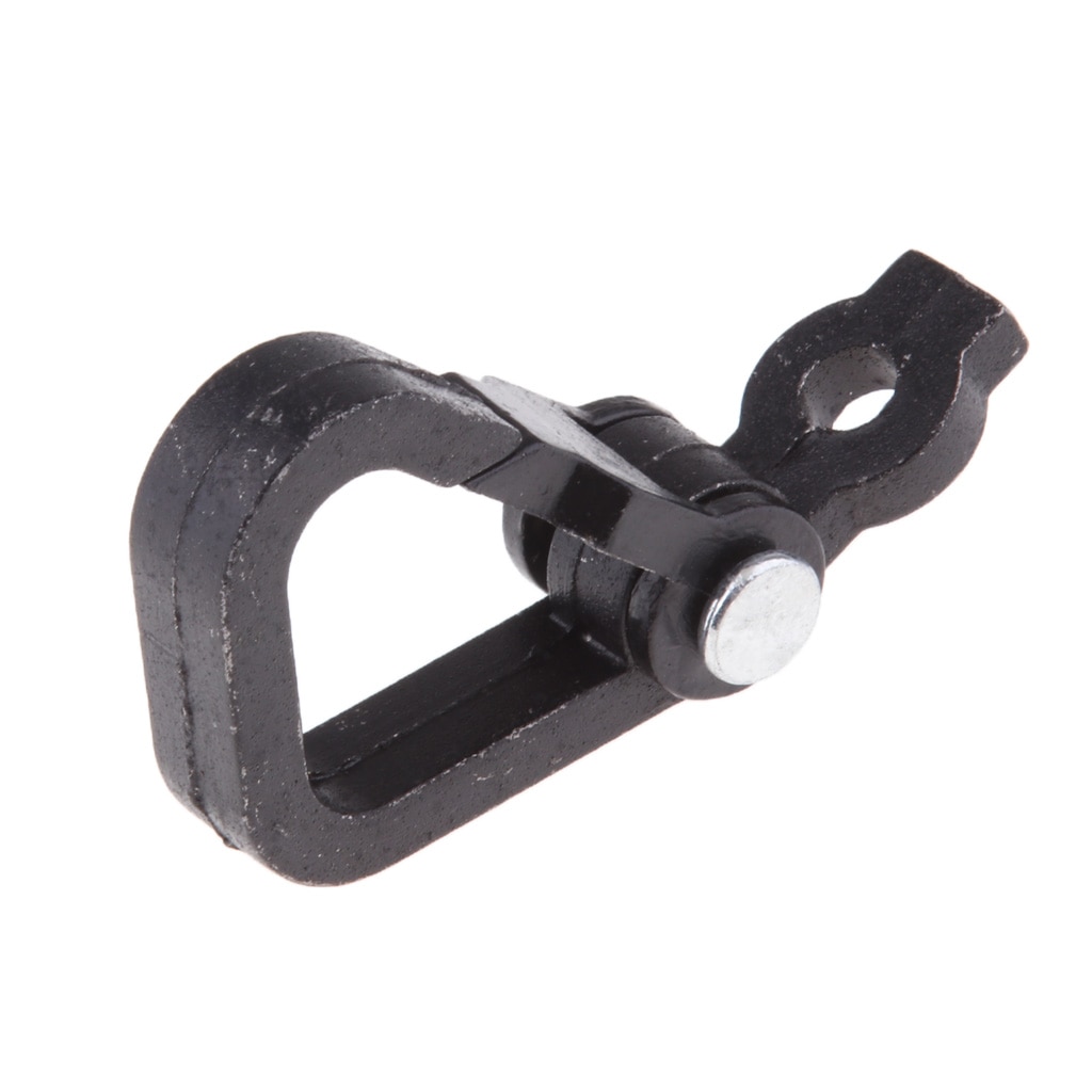 Aluminum Alloy Motorcycle Spring Clip Snap Hook Luggage Hanger Black