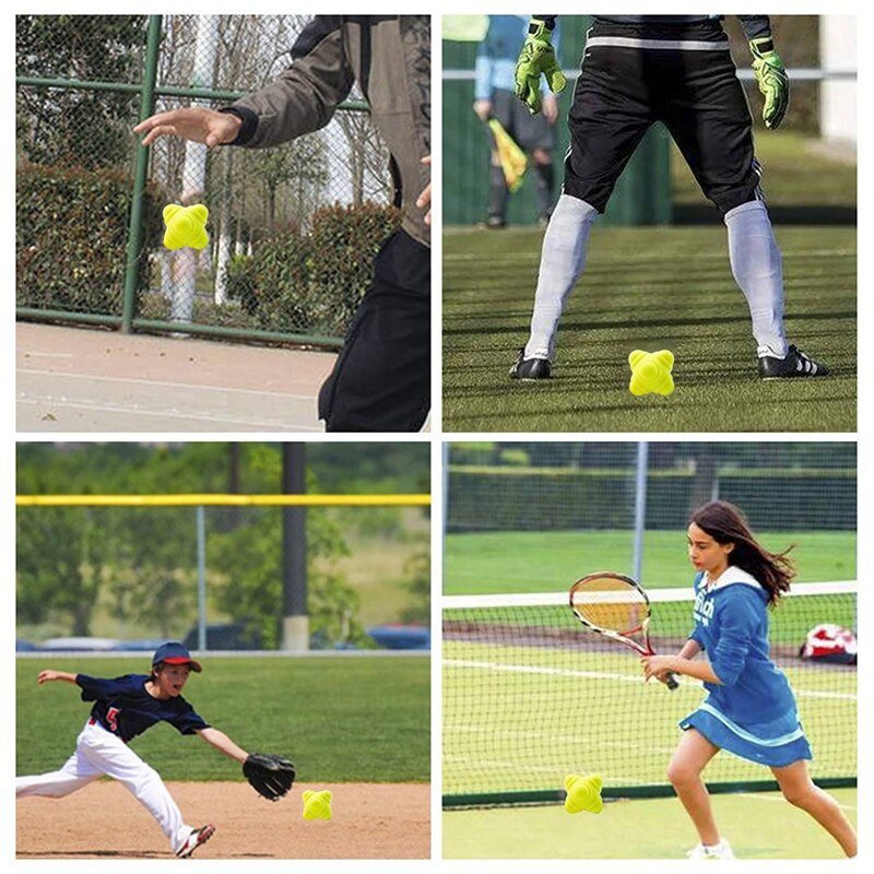 Reaction Balls Reaction Bounce Balls for Coordination Agility Speed Reflex Training Versatile Training Reaction Tool