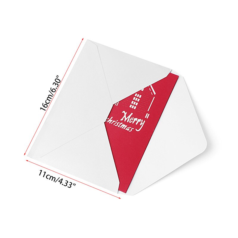 1PC Snowman Handmade 3D Pop Up Greeting Cards Christmas for Year decoration