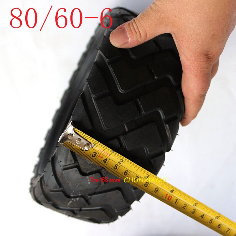 Bra 80/60-6 vakuum tubeless däck / däck för e-scooter motor elektrisk skoter go karts atv quad speedway