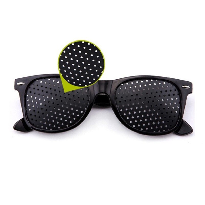 SWOKENCE Small Hole Goggles Anti Fatigue Myopia Prevention Eyewear Pinhole Protective Glasses Eyesight Corrected Spectacles F110