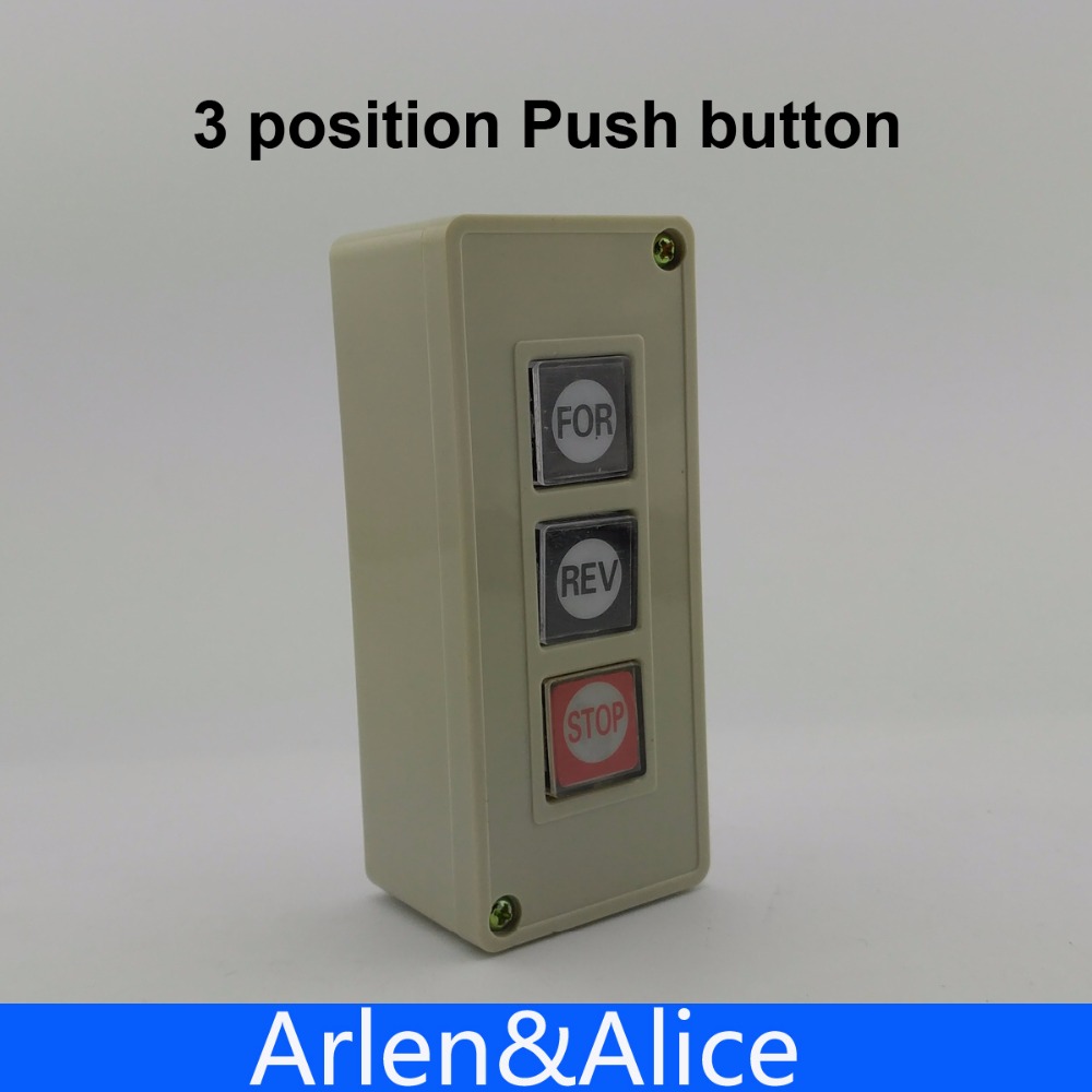 3 position push button switch Control button electric switch 3A 250VAC 600V MAX
