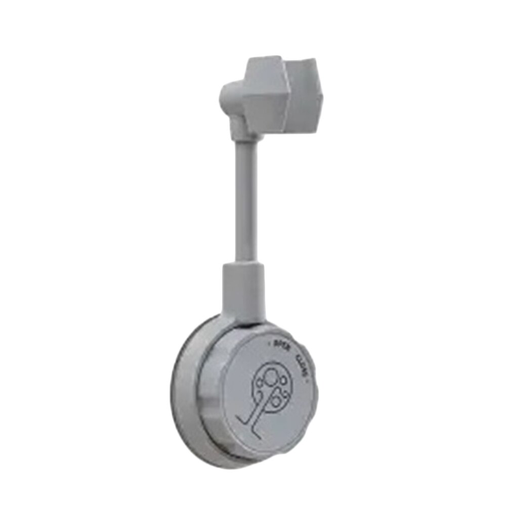 Universal Adjustable Shower Fixed Base Shower Bracket Black Technology Wall Suction ABS Shower Bracket Bathroom Accessories: Grey