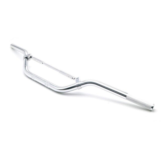 Manillar de motocicleta de 22mm y 7/8 pulgadas manillares de aleación de aluminio para moto de 50cc, 70cc, 110cc, 125cc, 140cc, Dirt Pit Bike ATV Scooter: Silver
