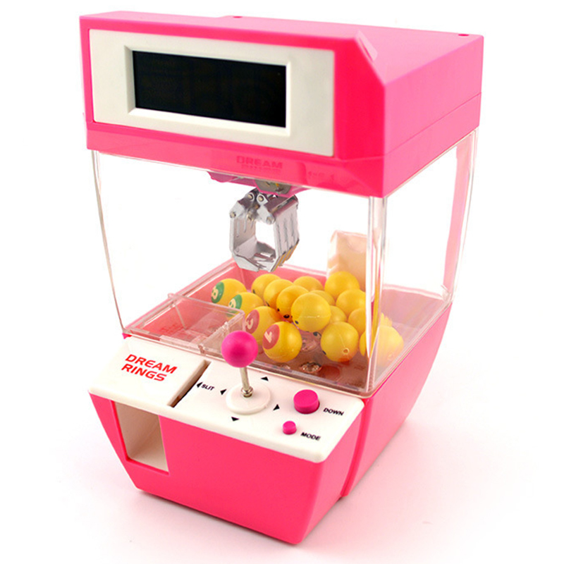 Pop Klauw Machine Mini Slot Game Vending Candy Machine Grabber Arcade Desktop Gevangen Fun Muziek Grappig Speelgoed Gadgets Kids