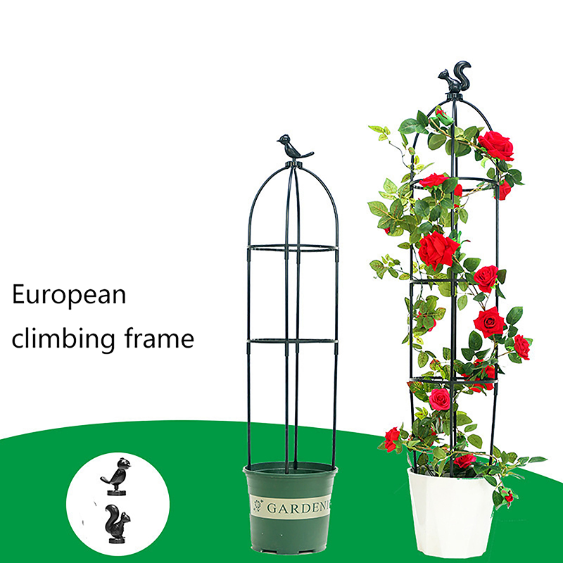 2/3 Floors Climbing Plant Trellis Garden Support Cages For Flowers Plants Frame DIY Stand