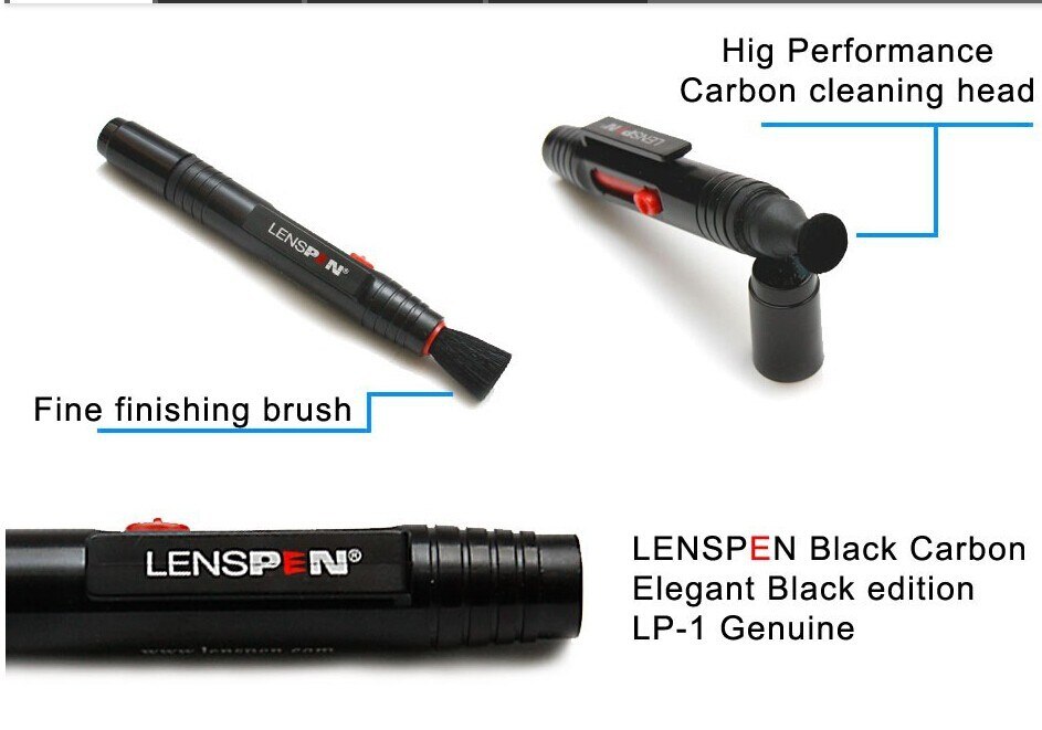 100% Original Genuine LENSPEN LP-1 Dust Cleaner Camera Cleaning Lens Pen Brush kit for Canon Nikon Filter DSLR SLR Free