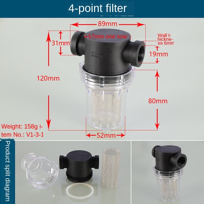 1/2in 3/4in 1 zoll automatische wasserstand Regler schweben Ball ventil Solar- wasser Panzer wasser turm Schwimmbad wasser einlass schalter ventil: 4-Filter