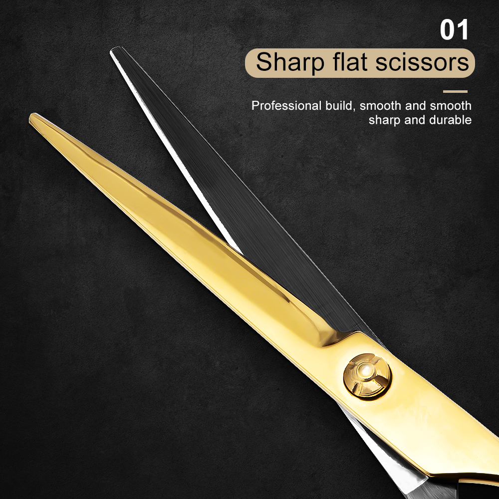 Yblntek 6 Inch Kappers Schaar Professionele Haar Snijden Schaar Set Dunner Kapper Scharen Salon Kappers Gereedschap