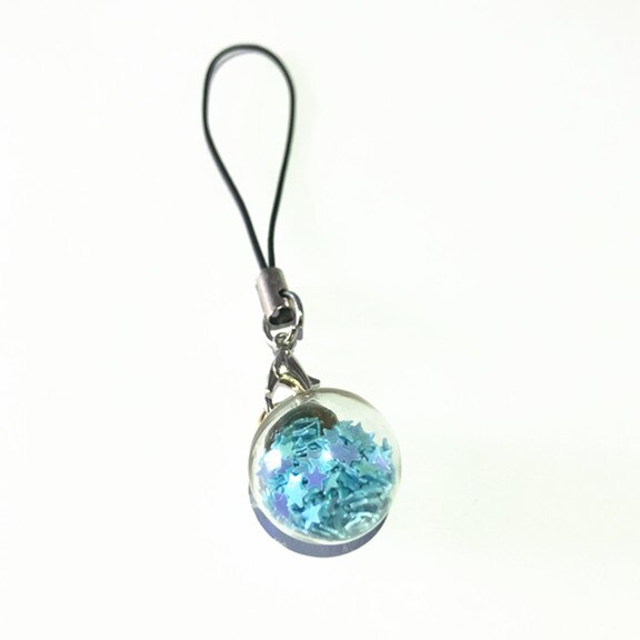 2020 nowy projekt 1 sztuka Top Quality Clear Glass Bling Balls pasek do telefonu komórkowego smycz breloki torba dekoracyjna Charms akcesoria