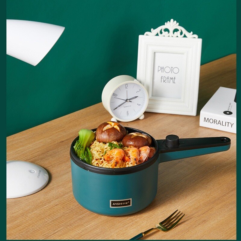 Multifunctional Electric Cooker Hotpot Mini Non-stick Food Noodle Cooking Skillet Egg Steamer Soup Heater Pot Frying Pan