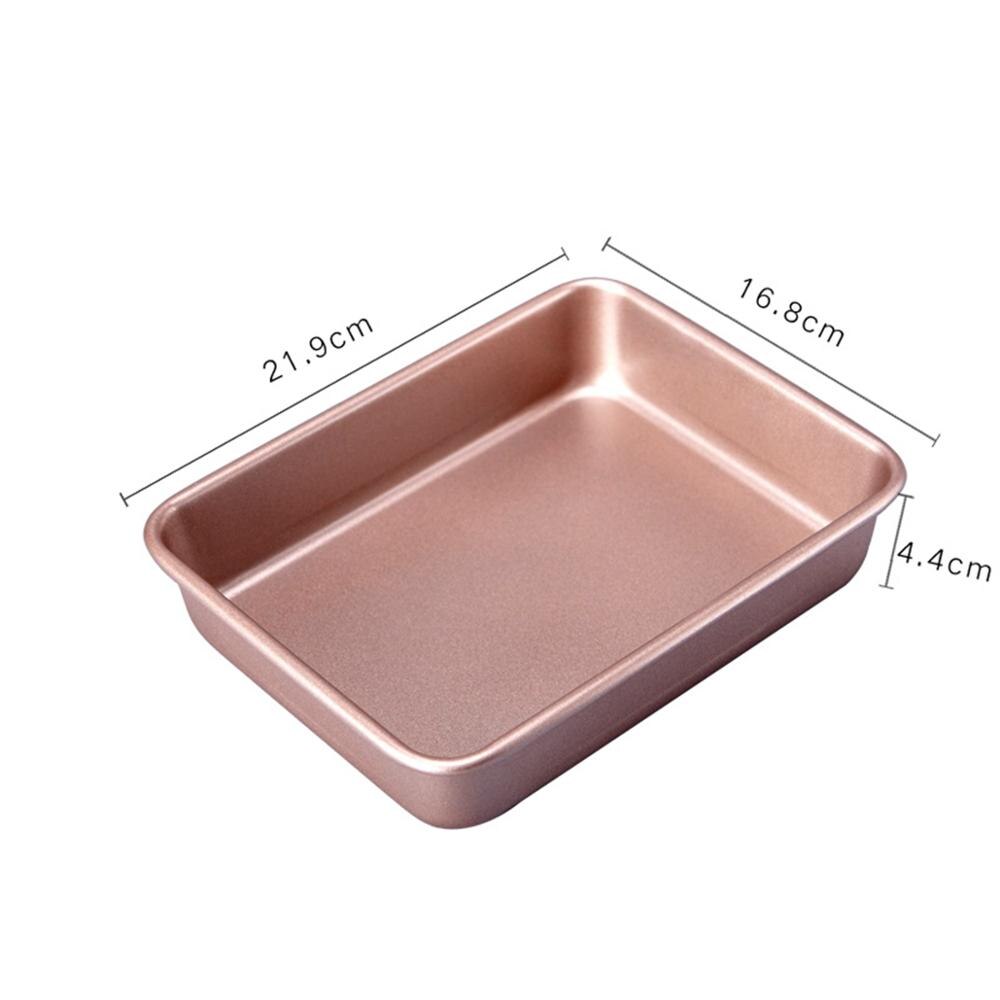 Rechthoekige bakplaat antiaanbak metaal cake brood stokbrood bakvorm ovenschaal bakvorm bakgerei keukenbenodigdheden bakgereedschap: A