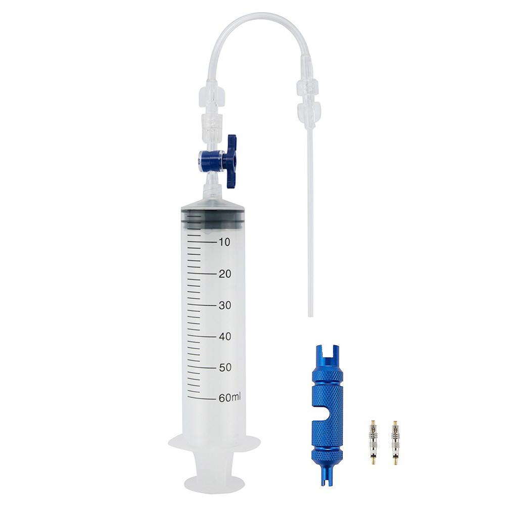 Bicycle Tubeless Tire Liquid Injection Tool MTB Road Bike Tubeless Sealant Injector Tyre No Inner Tubes Valve Core Tools Cycling: 1set