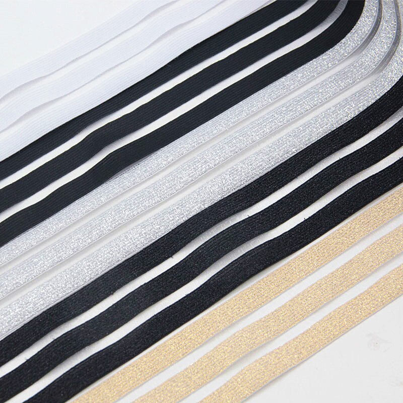 Naaien rekbare elastische band 40mm 50mm breedte wit zwart kant elastische lint tailleband ondergoed kledingstuk diy accessoires 1m