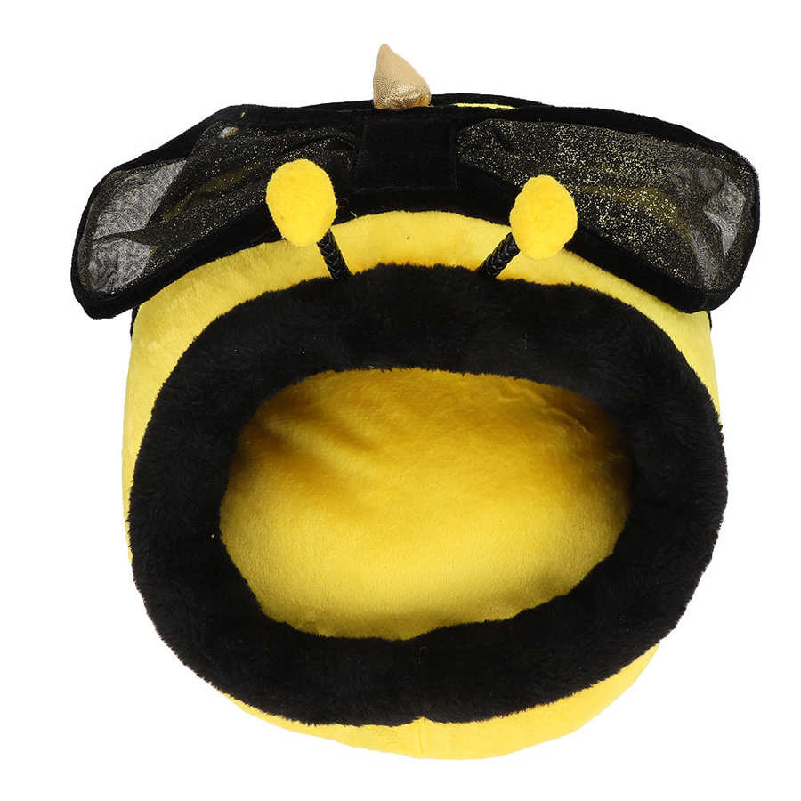 Leuke Cartoon Bee Vormige Cavia Warm Bed Kleine Dieren Soft Pet Warm Bedden Huisdier Bed Huis Hideout Kooi Accessoires