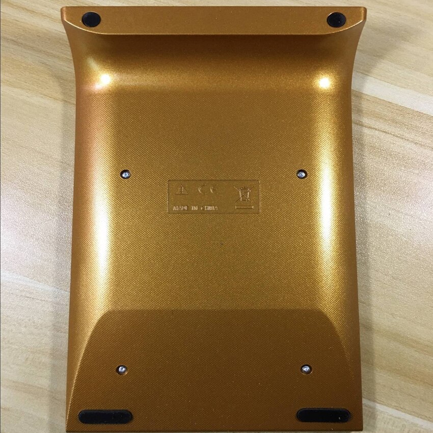 handheld solar battery calculator, dual power supply 10-digit display calculator plastic red/blue/white/black