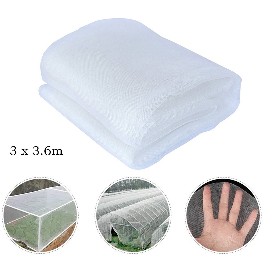 Plant Protective Net Fence Vegetables Fruit Flowers Plant Protection Greenhouse Garden Net 3x3.6m Mesh Fabric Network