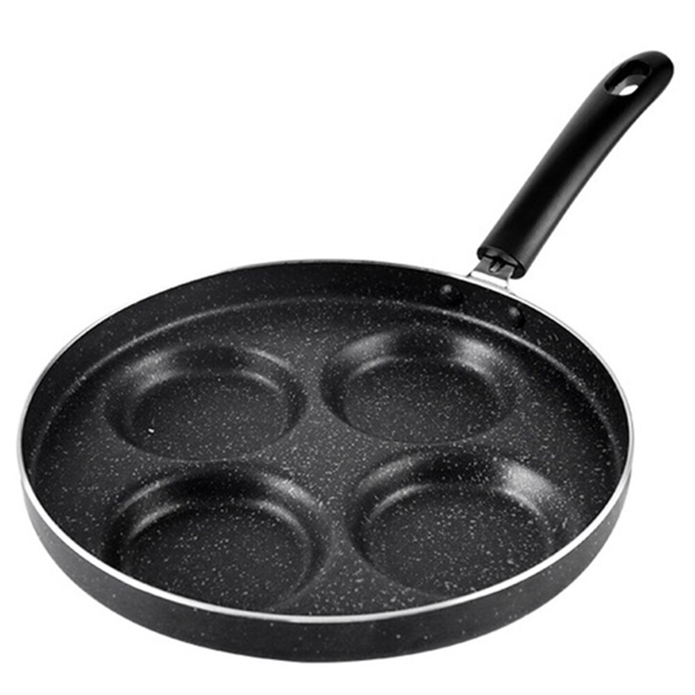 Mini Nonstick Gebakken Pan Vier-Gat Draagbare Voor Pannenkoeken Ontbijt Omelet Keuken HYD88