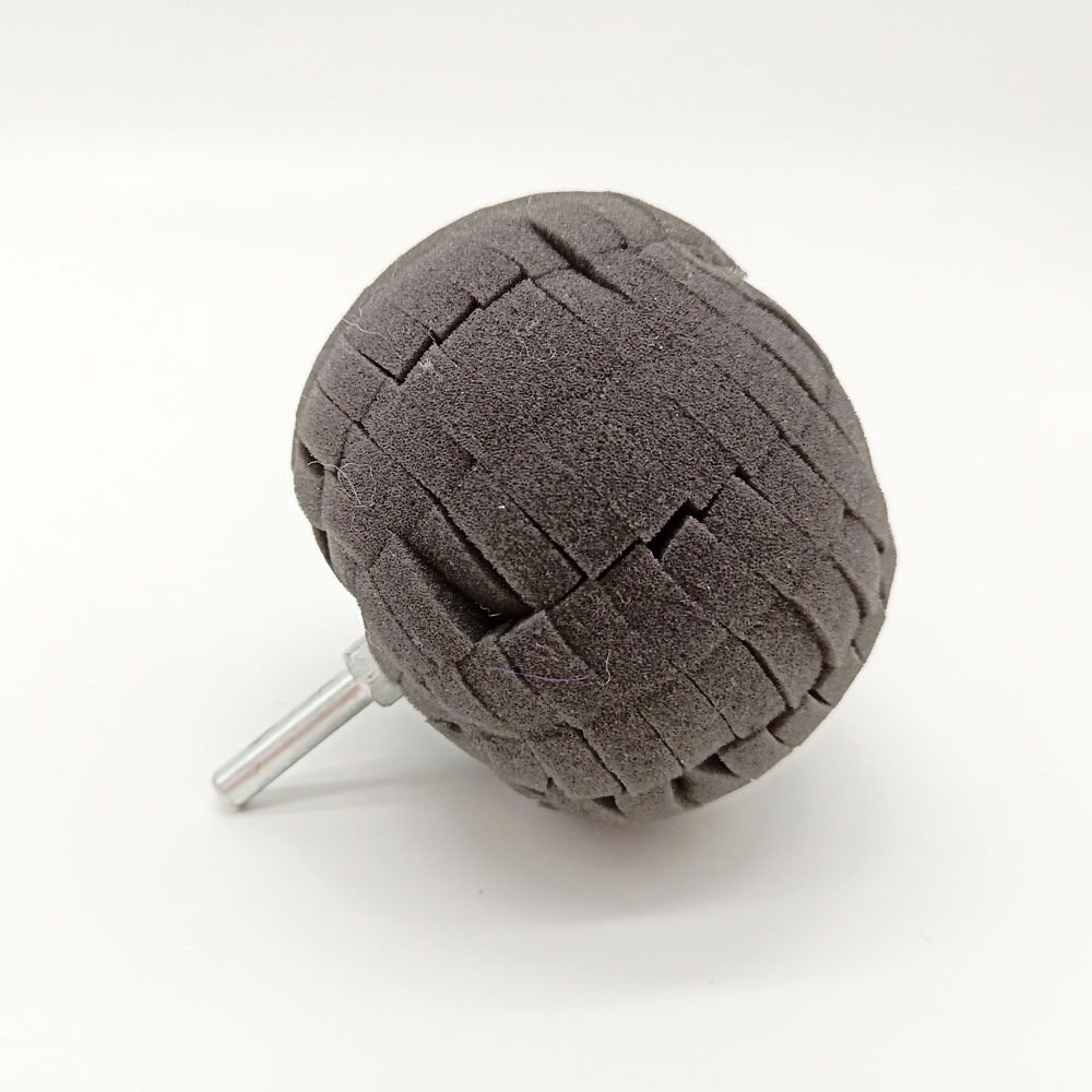 Buffing Pads kits Yellow heavy cutting round foam sponge polishing Ball pad for car care backed abrasive disc