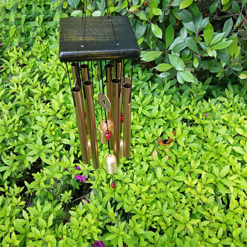 Campanas de viento grandes, tubos de Metal, campana para iglesia, patio al aire libre, jardín, decoración del hogar, símbolo de buena suerte, carillón de viento colgante