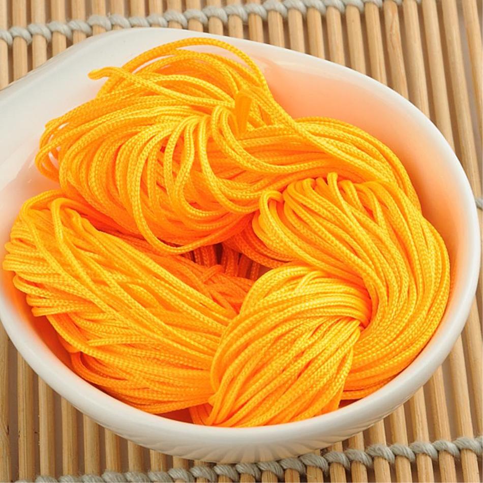 20M Shamballa Beads Bracelet Thread 1mm Polyester Cord Chinese Knot Macrame Rattail Cord For DIY Jewelry Findings: 17