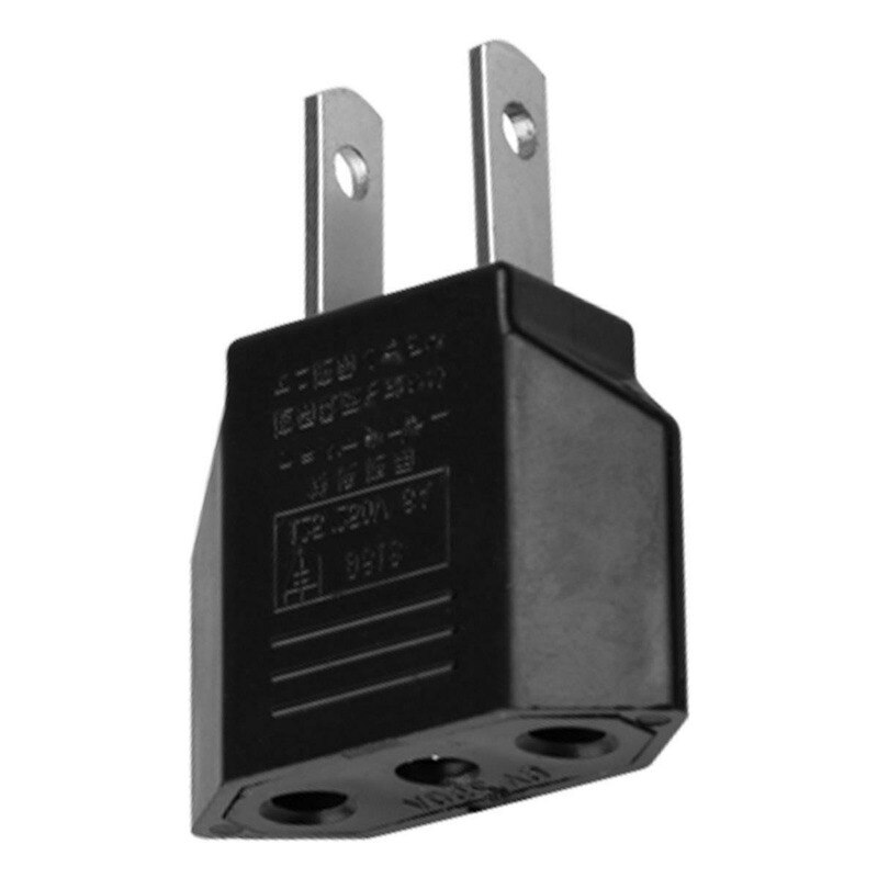 10 st europeisk euro eu till oss usa plug reseladdare adapter uttag omvandlare