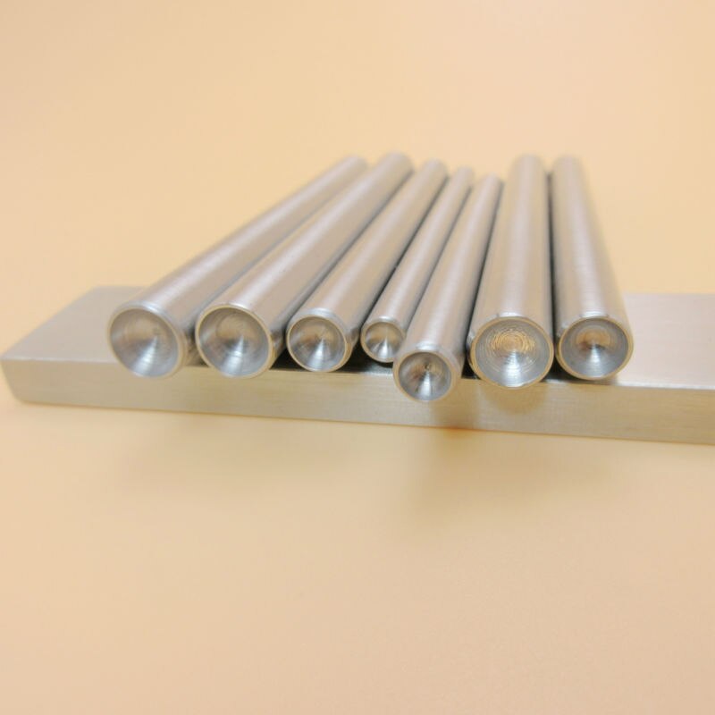 Mushroom Overkoepelde Snap Klinknagel Vaststelling Punch Tool Staal Spike Studs Instellen Handgereedschap