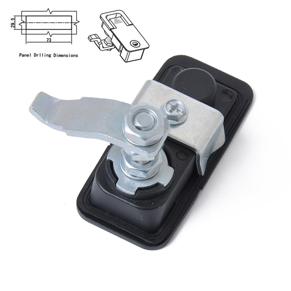 Black Rust Proof Toolbox Compression Locks Latch Replacement for Toolbox Camper Trailer Truck Caravan RV