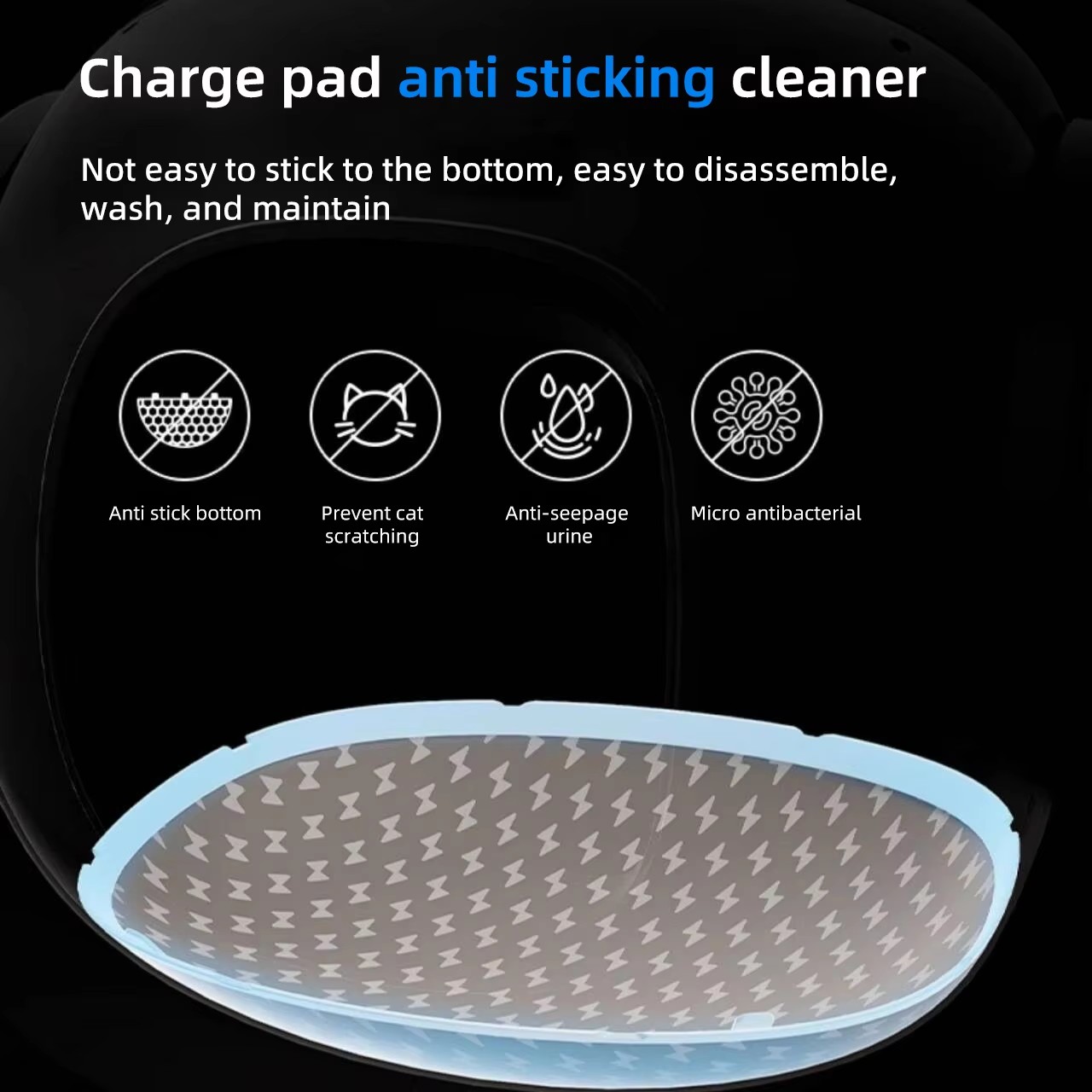 CATLINK – tapis de bac à litière pour chat, accessoires pour toilettes automatiques pour chat, remplaçables, faciles à nettoyer et à coller, article pour animaux de compagnie, tapis de toilette pour chat