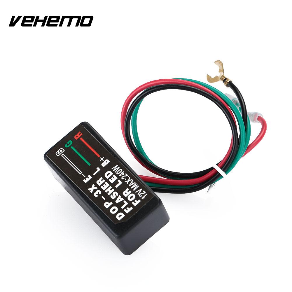 LED Electronic Flasher Relay Turn Signal Light Motorcycle Accessories DC 12V