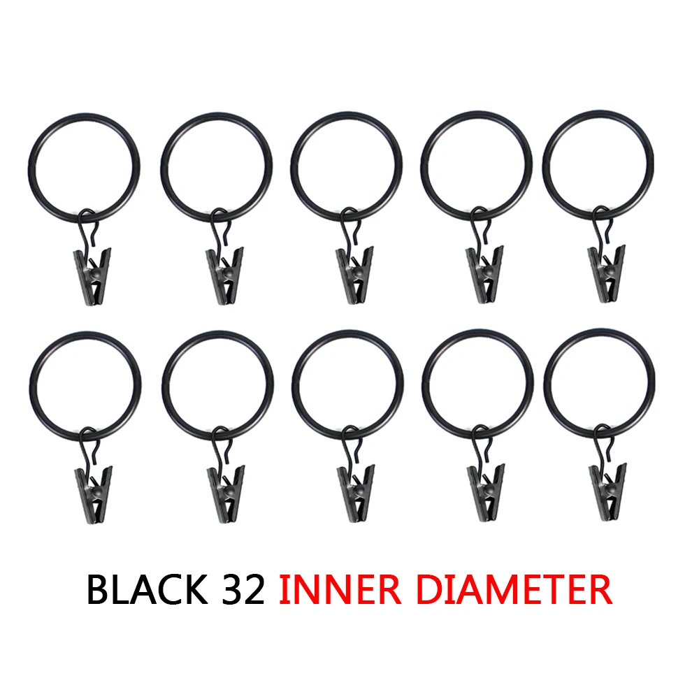 Vorhang Ringe Clips Rostfrei Vorhang Stangen Aufhänger Dusche Vorhänge Clip Teilt Vorhang Ring Schnallen Badezimmer Dekoration Hängen Clip