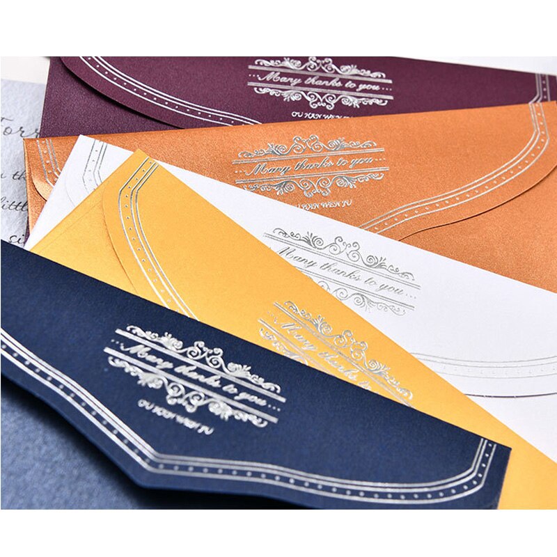 20packs/lot Lovely European Stamping Printing Kraft Paper Envelopes Decorative Envelope Small Paper Envelope