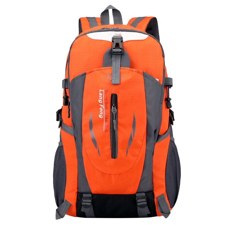 Dihope, mochila para hombre de 60l/40L, mochila para escalar con carga USB, mochila escolar para adolescentes, mochilas de viaje para mujeres, bolsa para exteriores: Orange B