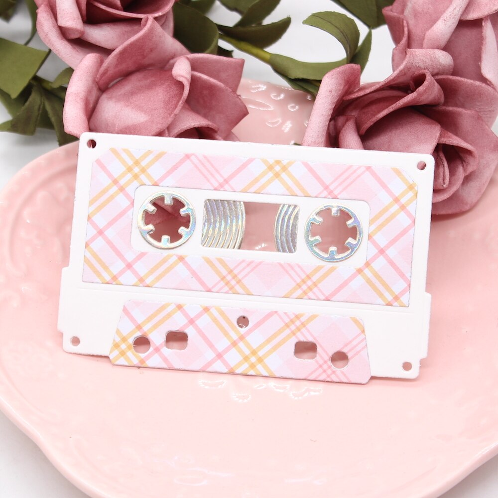 Snijmallen voor Kaarten Maken,Strip Ta1g Label Metalen Snijden Dies DIY Scrapbooking Papier Kaarten Stencil Template
