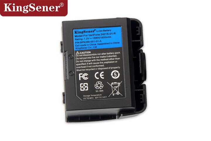KingSener 24016-01-R POS Battery for VeriFone VX670 VX680 24016-01-R Wireless Terminal ATM Machine 7.2V 1800mAh