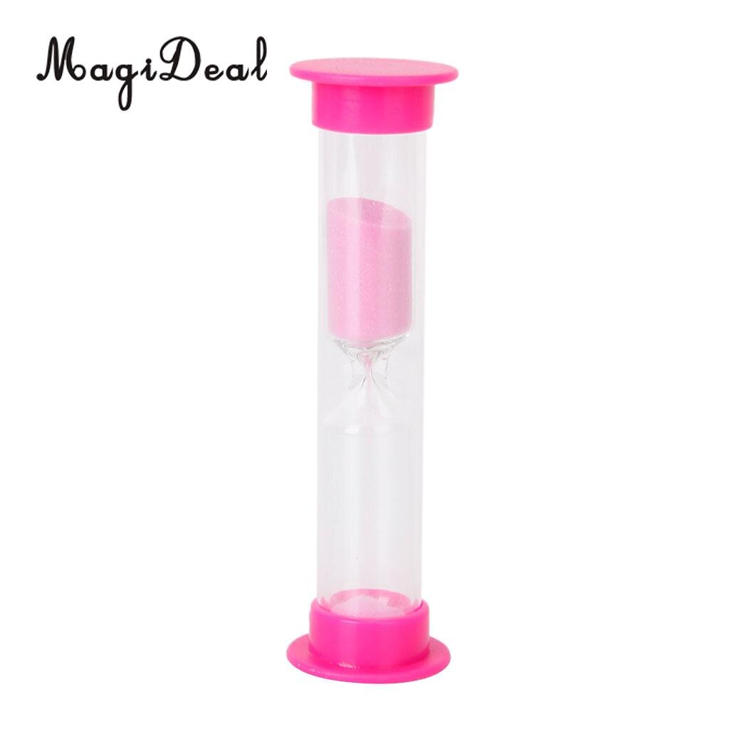 Magideal Home Decoratieve Kleine Klok Timer Countdown Zandloper Zandloper Zand Klok 1/2/3 Min Geel/Blauw/Rode Pick: Red / 2min