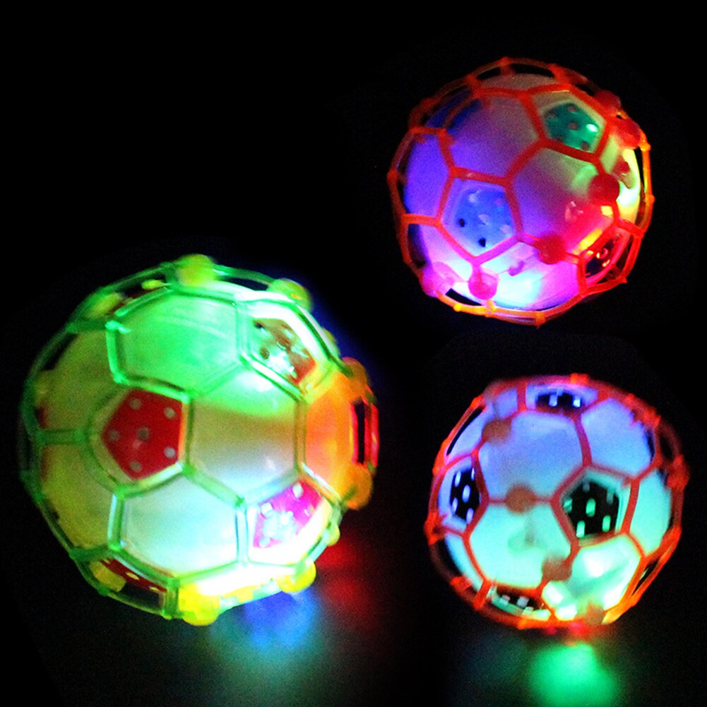 2020 nuovo LED salto Joggle Sound Ball danza musica giocattoli da calcio lampeggiante elettrico che rimbalza calcio per bambini palla