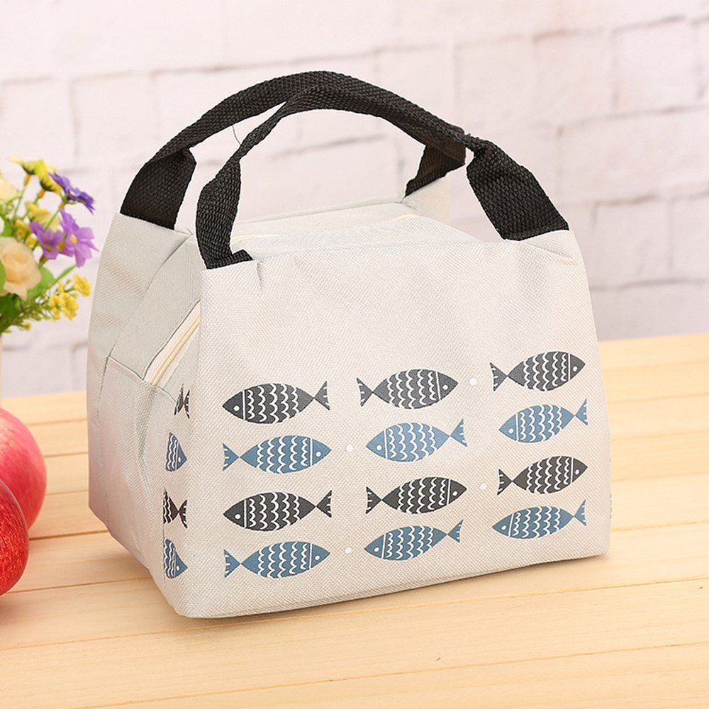 Cute Cartoon Owl Lunch Box Food Container Storage Box Portable Kids Student Lunch Box Bento Box Container With Compartments Case: Beige  bag