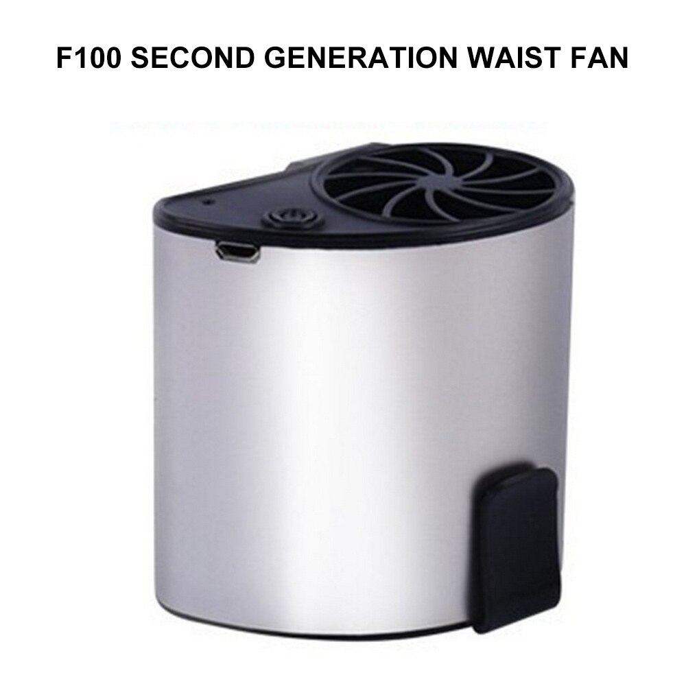 Tragbare USB Taille Fan Hängen 3 Geschwindigkeit Fan Handy, Mobiltelefon Klimaanlage Kühlung Gürtel Suspension für draussen Taille Fan Hause