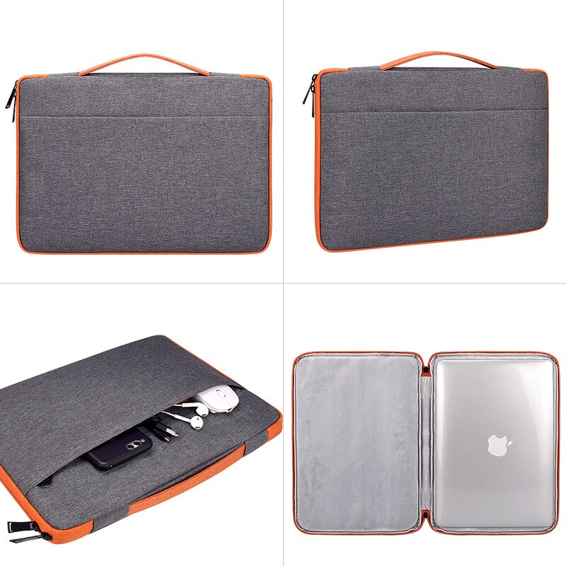 Casual Laptop Bag 13.3 14.1 15.6 inch Laptop Bag For MacBook Air Macbook Pro Waterproof Notebook Bag 13.3"15.6""