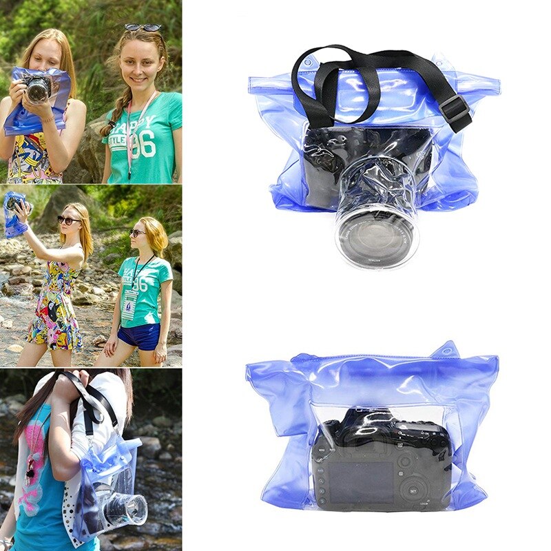 Universele IDS DSLR SLR Camera Waterdichte DSLR Camera Case Opslag Dry Bag Transparant PVC Pouch Onderwater Behuizing Case Pouch