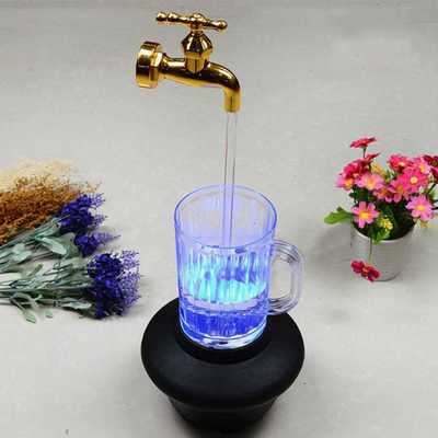 Magische kraanlamp kleurrijke magische kraan persoonlijkheid waterkolomlamp sfeerverlichting led waterkoker: A