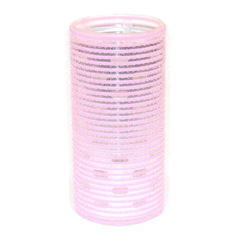 Self-Adhesive Hair Curler Rollers Hairdressing Home Use DIY Magic Curling Iron 4 colors Velcro Hair Styling Tools: Pink