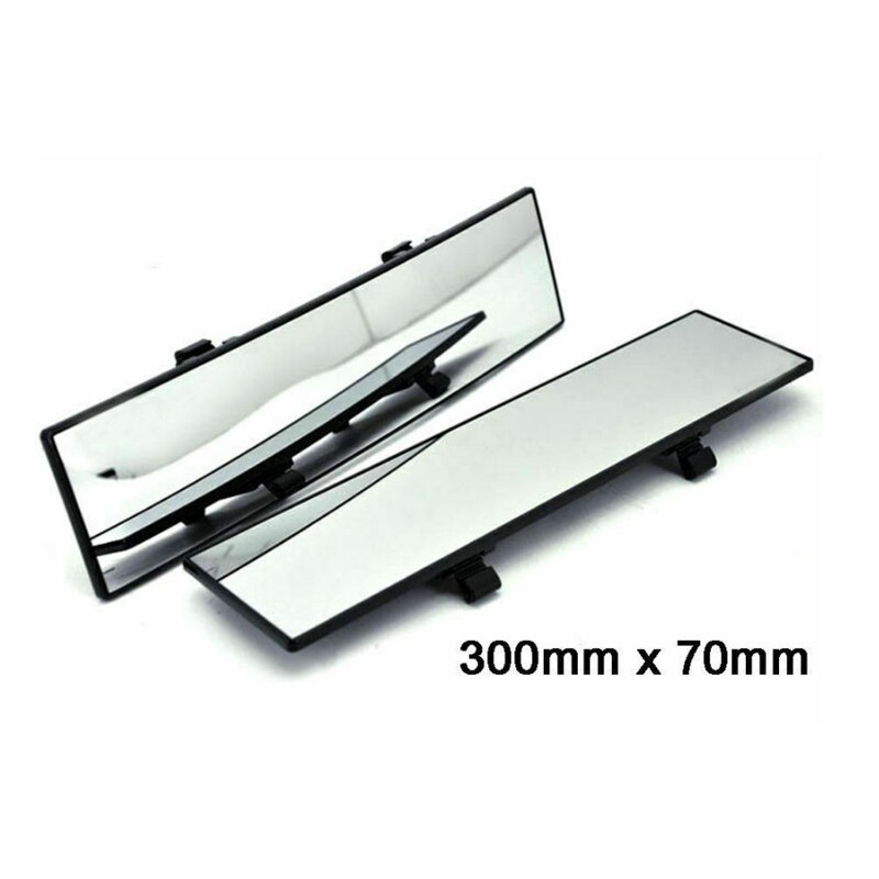 Car Trailer Truck 300mm Panoramic Curved Convex Mirror Interior Rear View Mirror Wide View RV Camper Accessories Universal