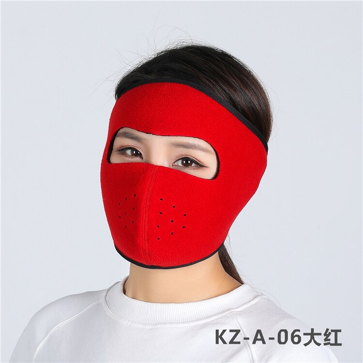 Sally face Dustproof Neoprene Neck Warm Half Face Mask Winter Sport Accessories Windproof Bike Cycling Snowboard Outdoor Masks: Red