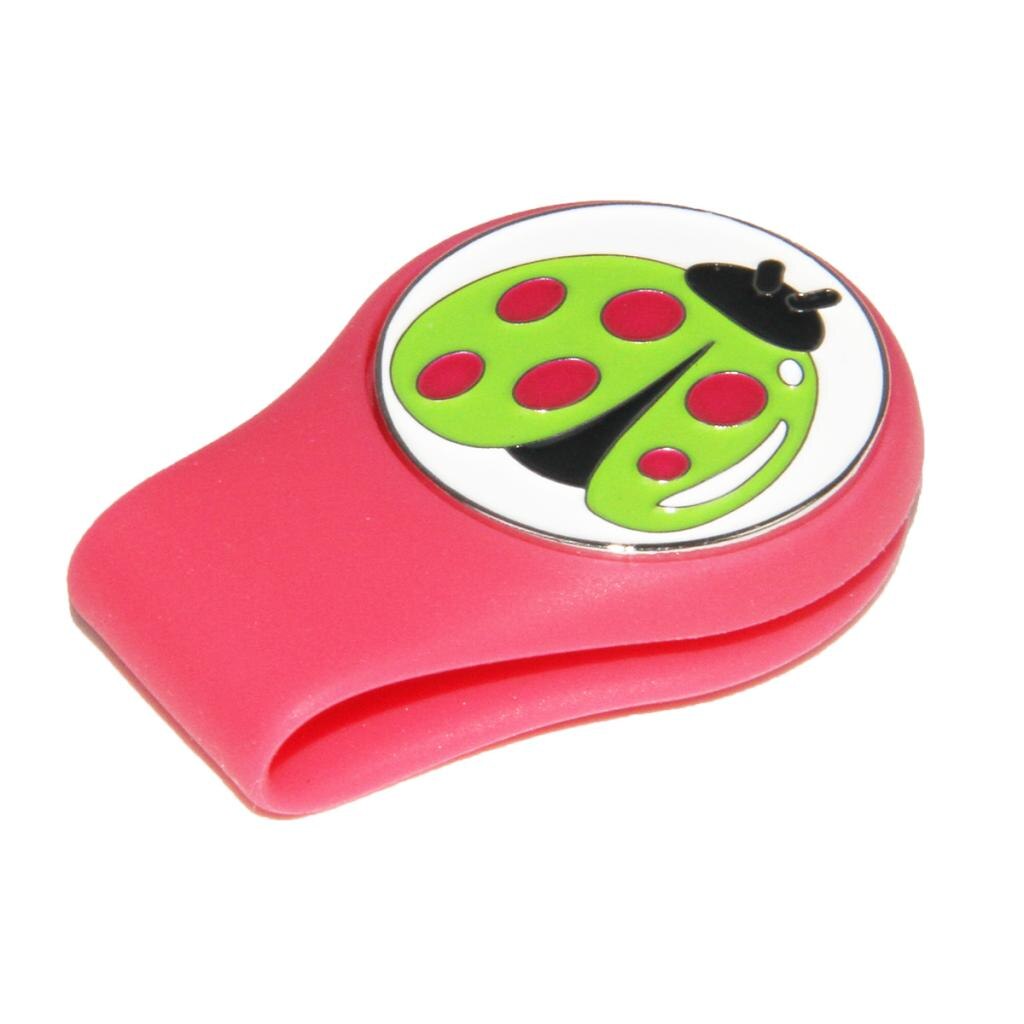 Golf Hat Clip with Strong Closure, Detachable Plate Ball Marker